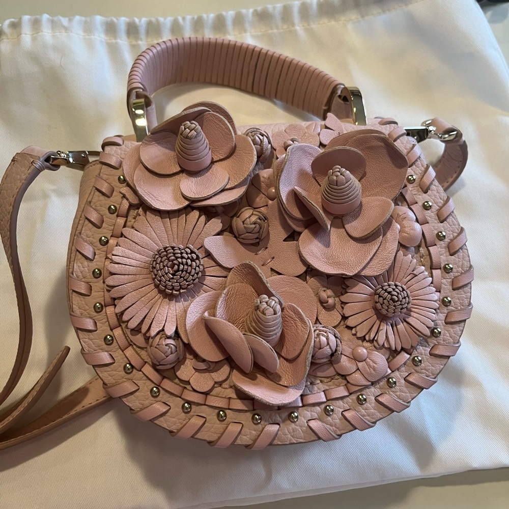 Kate Spade Pink Mini Bag with Floral Details